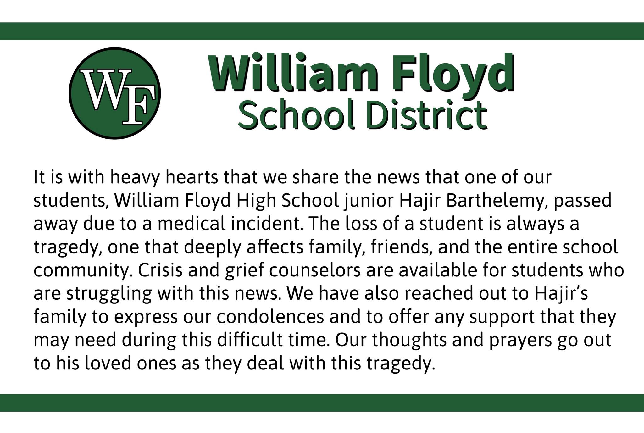 Hajir Barthelemy Brookhaven, NY Obituary, Death: Remembered Following His Passing